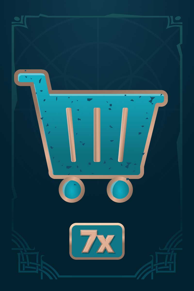 Make 7 shop purchases